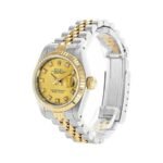 Rolex Datejust Yellow Gold Steel Diamond Dial Ladies 69173 Jubilee Replica - 图片 2