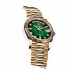 Rolex Day-Date 118238 Yellow Gold Green Dial Replica - 图片 2