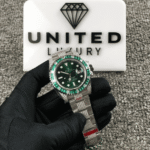 Rolex Submariner Hulk 116610LV Diamond Green Dial Iced Out Replica - 图片 3