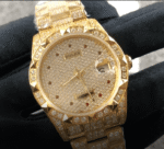 Rolex Gold Full Diamond Replica - 图片 2
