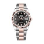 Rolex Datejust 126231 Black With Diamond Dial Replica