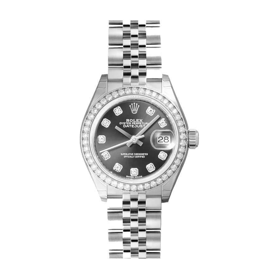 rolex-datejust-28mm-279384rbr-white-gold-automatic-dark-grey-diamond-dial.jpg Datejust Jubilee Diamond Replica - 图片 1