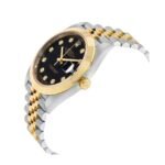 Rolex Datejust Black Diamond Dial Steel Yellow Gold 126303BKDJ Jubilee Replica - 图片 3