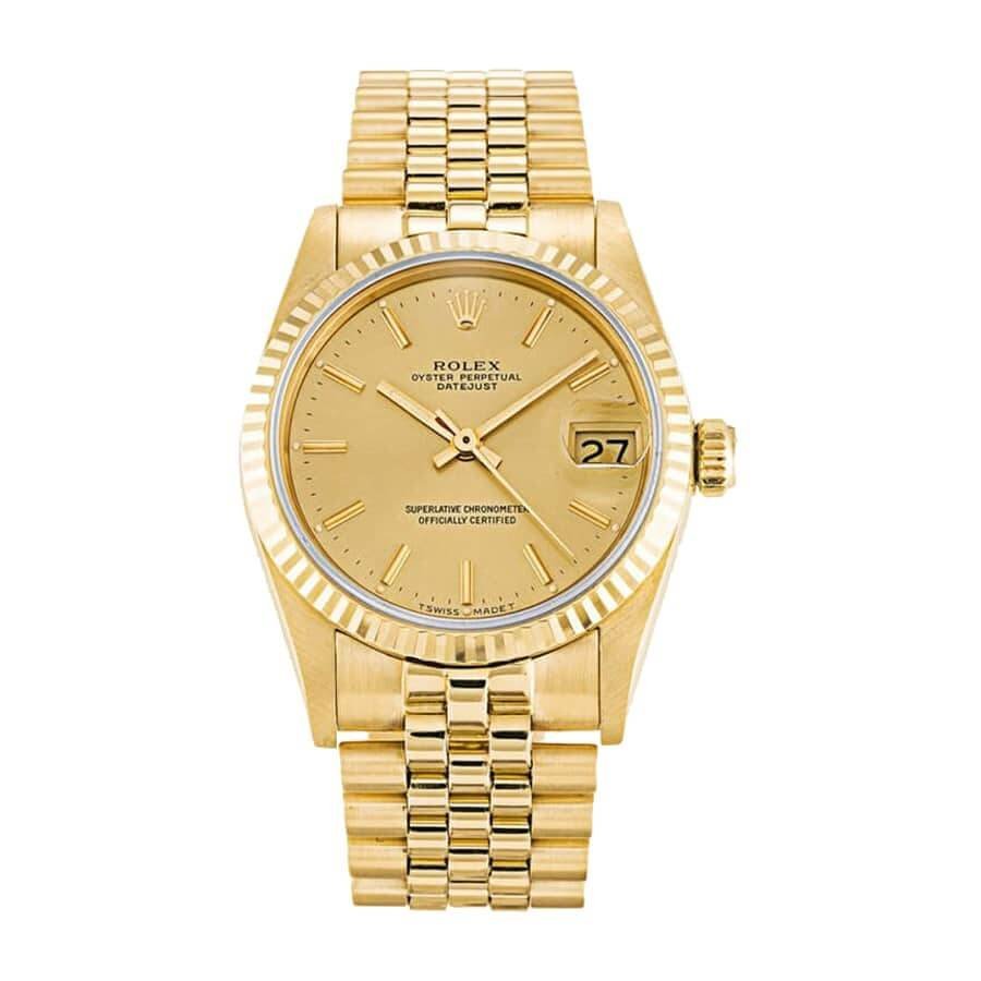 rolex-datejust-yellow-gold-6824.jpg Rolex Datejust Champagne Dial Replica - 图片 1
