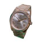 Rolex Day-Date 228235 AR Rose Gold Wrapped Rhodium Dial Replica - 图片 2
