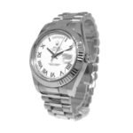 Rolex Day-Date Roman White Dial Replica - 图片 2