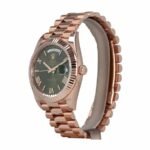 Rolex Day-Date Rose Gold President Green Roman Dial 228235 Replica - 图片 2