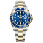 Rolex Submariner Date Two Tone Blue Dial 16613 Replica