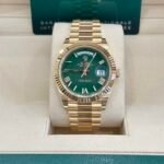 Rolex Day-Date Green Roman Dial