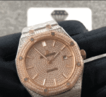 Audemars Piguet Royal Oak Selfwinding 15400SR.OO.1220SR.01 Iced Out Replica - 图片 3