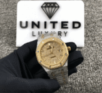 Audemars Piguet Royal Oak Iced Out Yellow Gold Replica - 图片 2
