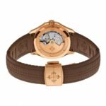 Patek Philippe Gold Brown Strap Replica - 图片 4