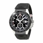 TAG Carrera Black Rubber Replica - 图片 2